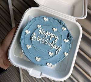 Chocolate Walnut Eggless  Bento Cake