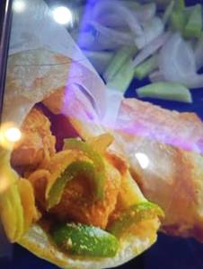 Egg chicken roll