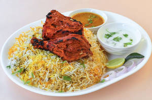 Tandoori Chicken Biryani
