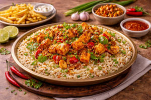 Paneer Chilli Kepsa Rice