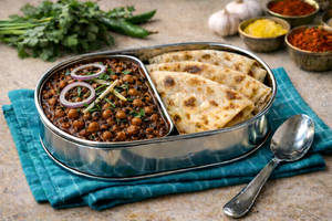 Chole Paratha Bowl