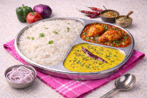 Kadhai Chicken & Dal Tadka Meal