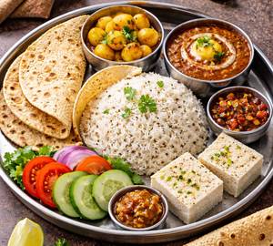 Exotic Thaal Shahi Paneer Kaju Spl Chola Amritsari Fresh