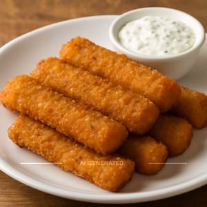 Fish Finger With Tarter Sauce