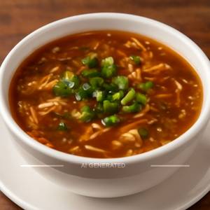 Chicken hot & sour soup