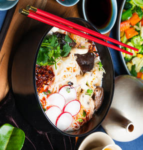 Exotic Mushroom Ramen