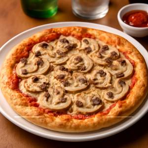 Mushroom pizza