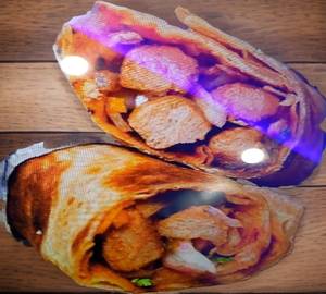 Masala Chaap Kathi Roll