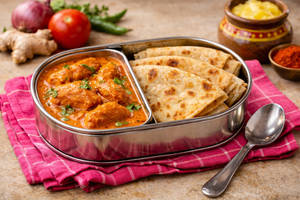 Butter Chicken Paratha Bowl
