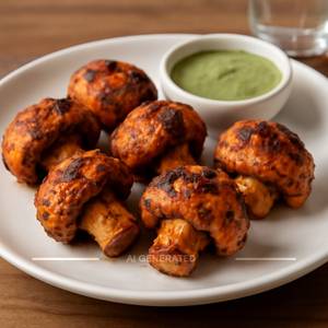 Mushroom tikka