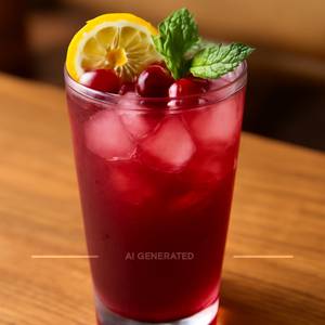 Cranberry mocktail