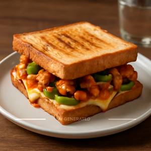 Schezwan chicken sandwich