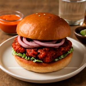 Chicken Tandoori Tikka Burger