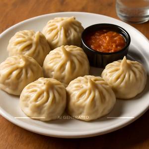 Chicken Steamed Momos (7 Pcs)
