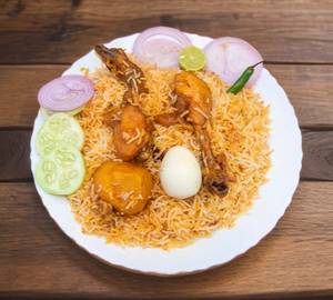 Chicken egg biryani