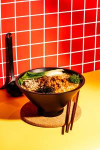 Korean Peanut Ramen Tofu