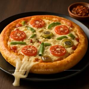 Cheesy Burst Pizza