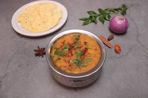 Dal Khichdi With Papad