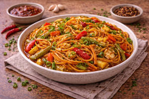 Veg Schezwan Hakka Noodles