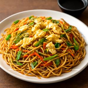 Egg Hakka Noodles