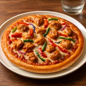 8" Chicken Over Loaded Pizza