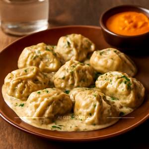 Veg Afghani Malai Momos