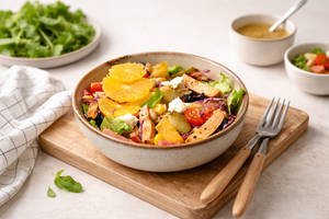 Teriyaki Tofu Nutty Salad