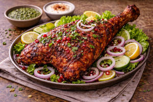 Mulayam Mutton Raan Tandoori Masala