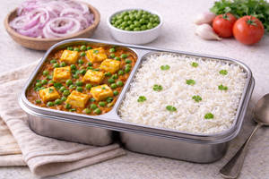 Matar Paneer Rice Bowl