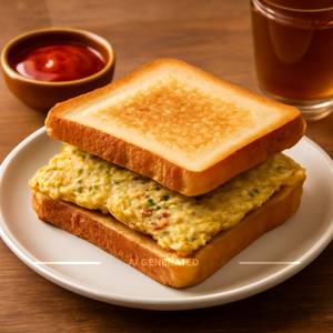Bread omelette