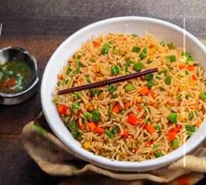 Veg Triple Schezwan Fried Rice