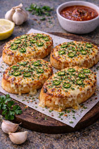 Chilli Cheese Garlic Bread