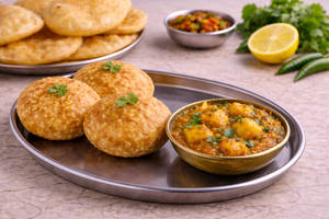 Kachori with Bhandare aloo sabji