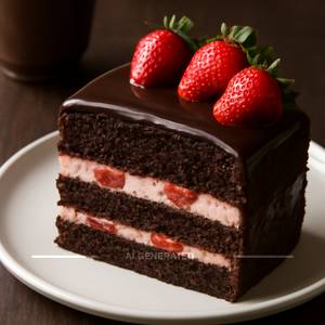 Chocolate strawberry cake