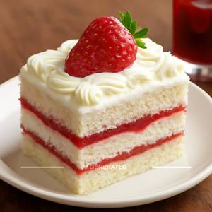 Eggless Strawberry Pastry