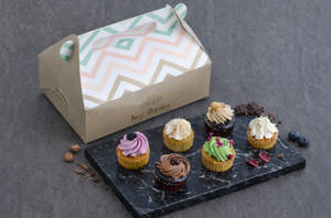Eggless Mini Cupcakes - Pack Of 6