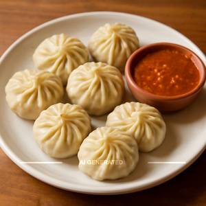 Veg steamed momos