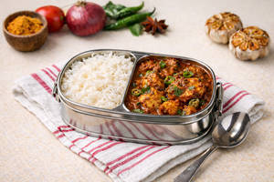 Champaran chicken rice bowl
