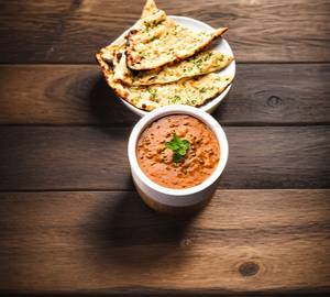 Dal Makhani+ 2 Butter Naan + Raita + Salad +Papad
