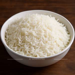 Plain rice