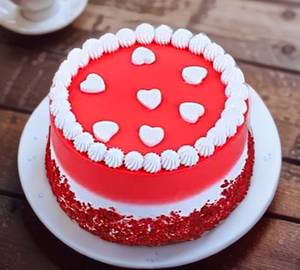Red velvet colour cake