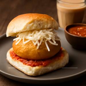 Schezwan Cheese Vada Pav