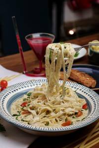 Cheesy Af! Fettuccine Alfredo Pasta