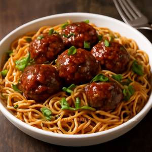 Veg.manchurian Noodles