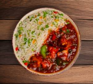 Chilli Chicken With Fried Rice