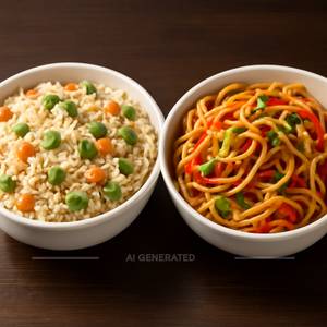 Veg Fried Rice+Veg Noodles