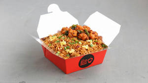 Double Egg Schezwan Fried Rice + Spicy Fried Chicken