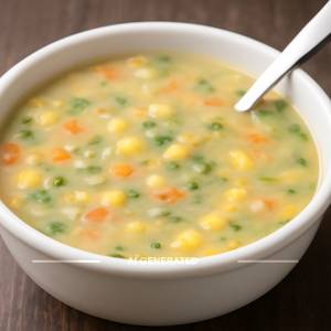 Veg sweet corn soup
