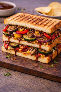 Bbq Veggies Sandwich