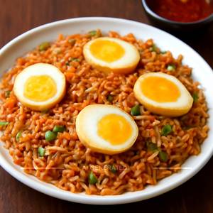 Egg Schezwan Rice